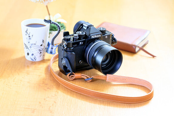 【配色が選べる】《オイルレザー×クラスト》スタンダードバイカラーストラップ