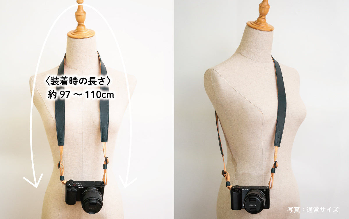 【12色】《オイルレザー×クラスト》ワイドストラップ