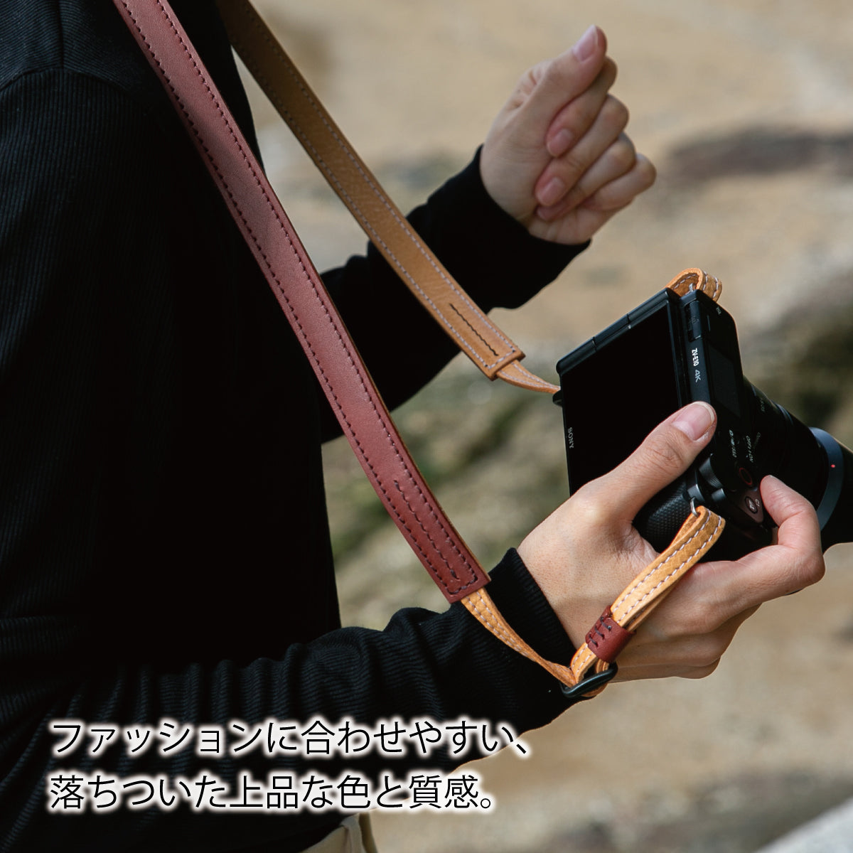 【12色】《オイルレザー×クラスト》スタンダードストラップ